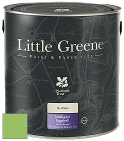 Краска Little Greene Intelligent Eggshell полуматовая моющаяся краска цвет NCS S 1060-G30Y 