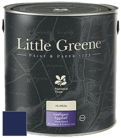 Краска Little Greene Intelligent Eggshell полуматовая моющаяся краска цвет RAL 5013 