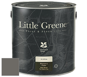 Краска Little Greene Intelligent Masonry Paint матовая колеруемая краска цвет LG118 Dark Lead Colour