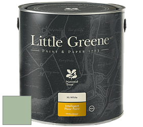 Краска Little Greene Intelligent Floor Paint полуглянцевая быстросохнущая краска цвет LGGr138 Aquamarine