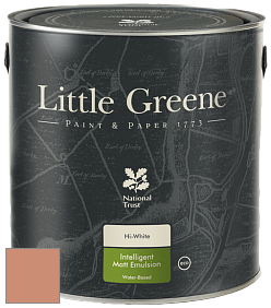 Краска Little Greene Ultimatt Intelligent Matt Emulsion матовая моющаяся краска цвет RAL 3012 