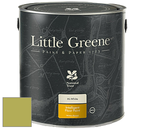 Краска Little Greene Intelligent Floor Paint полуглянцевая быстросохнущая краска цвет NCS S 2050-G60Y 
