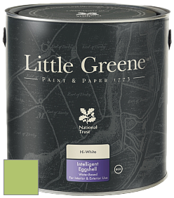 Краска Little Greene Intelligent Eggshell полуматовая моющаяся краска цвет NCS S 1050-G40Y 