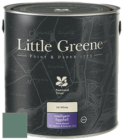 Краска Little Greene Intelligent Eggshell полуматовая моющаяся краска цвет NCS S 5020-B90G 