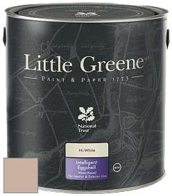 Краска Little Greene Intelligent Eggshell полуматовая моющаяся краска цвет LG178 China Clay Dark