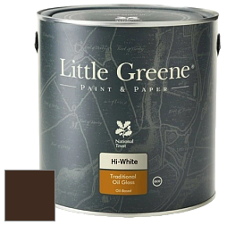 Краска Little Greene Traditional Oil Gloss высокоглянцевая масляная краска цвет LG32 Spanish Brown