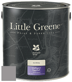 Краска Little Greene Intelligent Eggshell полуматовая моющаяся краска цвет RAL 7036 