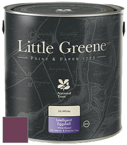Краска Little Greene Intelligent Eggshell полуматовая моющаяся краска цвет NCS S 5040-R30B 