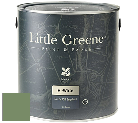 Краска Little Greene Tom’s Oil Eggshell полуматовая масляная краска цвет NCS S 4030-G30Y 