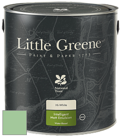 Краска Little Greene Ultimatt Intelligent Matt Emulsion матовая моющаяся краска цвет LG202 Spearmint