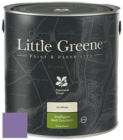 Краска Little Greene Ultimatt Intelligent Matt Emulsion матовая моющаяся краска цвет RAL 4011 
