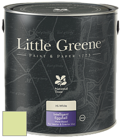 Краска Little Greene Intelligent Eggshell полуматовая моющаяся краска цвет NCS S 0530-G50Y 