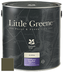 Краска Little Greene Intelligent Eggshell полуматовая моющаяся краска цвет NCS S 7020-G70Y 