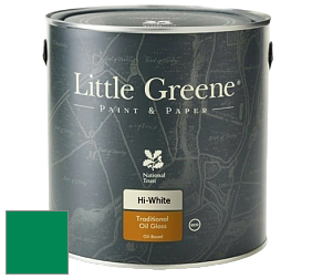 Краска Little Greene Traditional Oil Gloss высокоглянцевая масляная краска цвет RAL 6024 