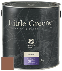 Краска Little Greene Intelligent Eggshell полуматовая моющаяся краска цвет NCS S 5030-Y50R 