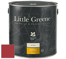 Краска Little Greene Intelligent Floor Paint полуглянцевая быстросохнущая краска цвет LG279 Cape Red