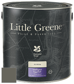 Краска Little Greene Intelligent Eggshell полуматовая моющаяся краска цвет NCS S 7005-G80Y 