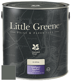 Краска Little Greene Intelligent Eggshell полуматовая моющаяся краска цвет NCS S 7005-G20Y 