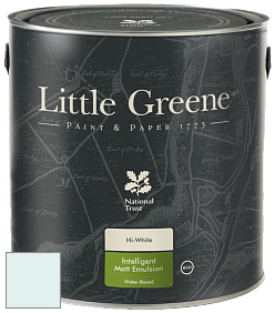 Краска Little Greene Ultimatt Intelligent Matt Emulsion матовая моющаяся краска цвет LG262 Celestial White