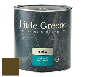 Краска Little Greene Intelligent Satinwood полуглянцевая моющаяся краска цвет LG123 Light Bronze Green