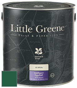 Краска Little Greene Intelligent Eggshell полуматовая моющаяся краска цвет NCS S 5540-G 