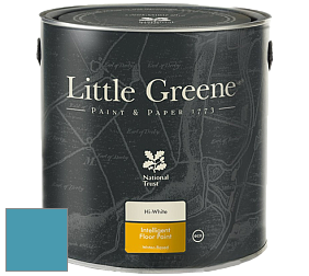 Краска Little Greene Intelligent Floor Paint полуглянцевая быстросохнущая краска цвет LG259 Old School Blue