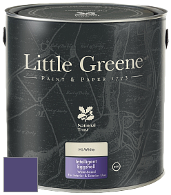 Краска Little Greene Intelligent Eggshell полуматовая моющаяся краска цвет NCS S 5040-R60B 
