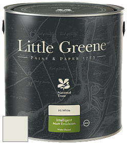 Краска Little Greene Ultimatt Intelligent Matt Emulsion матовая моющаяся краска цвет LG161 French Grey Pale