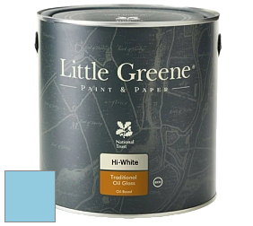 Краска Little Greene Traditional Oil Gloss высокоглянцевая масляная краска цвет LG253 Regency Blue
