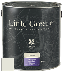 Краска Little Greene Intelligent Eggshell полуматовая моющаяся краска цвет NCS S 0804-G60Y 