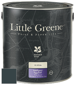 Краска Little Greene Intelligent Eggshell полуматовая моющаяся краска цвет RAL 7026 