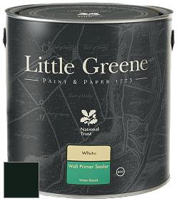 Краска Little Greene Wall Primer Sealer кроющий колеруемый грунт цвет LG216 Obsidian Green