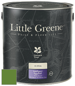 Краска Little Greene Intelligent Eggshell полуматовая моющаяся краска цвет LG288 Sage & Onions