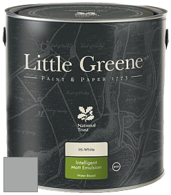 Краска Little Greene Ultimatt Intelligent Matt Emulsion матовая моющаяся краска цвет RAL 9006 