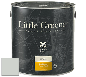 Краска Little Greene Intelligent Floor Paint полуглянцевая быстросохнущая краска цвет RAL 9018 