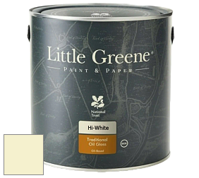 Краска Little Greene Traditional Oil Gloss высокоглянцевая масляная краска цвет LG170 White Lead Mid