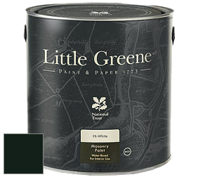 Краска Little Greene Intelligent Masonry Paint матовая колеруемая краска цвет LG216 Obsidian Green