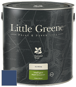 Краска Little Greene Ultimatt Intelligent Matt Emulsion матовая моющаяся краска цвет RAL 5000 