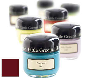 Краска Little Greene Sample Pot баночка краски цвет LG14 Baked Cherry