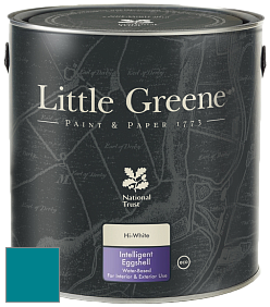 Краска Little Greene Intelligent Eggshell полуматовая моющаяся краска цвет NCS S 3060-B20G 