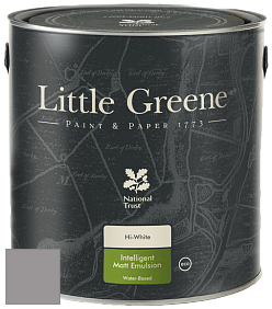 Краска Little Greene Ultimatt Intelligent Matt Emulsion матовая моющаяся краска цвет RAL 7036 