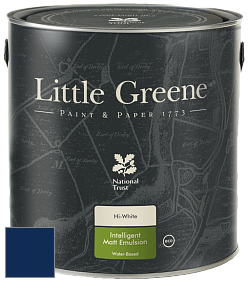 Краска Little Greene Ultimatt Intelligent Matt Emulsion матовая моющаяся краска цвет RAL 5026 