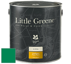 Краска Little Greene Intelligent Floor Paint полуглянцевая быстросохнущая краска цвет RAL 6024 