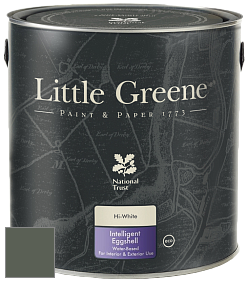 Краска Little Greene Intelligent Eggshell полуматовая моющаяся краска цвет NCS S 7010-G30Y 