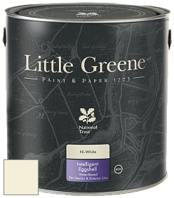 Краска Little Greene Intelligent Eggshell полуматовая моющаяся краска цвет LG368 Boxington - Pale