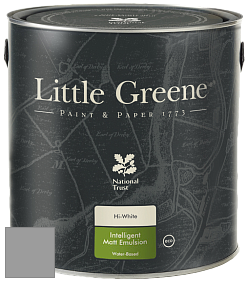 Краска Little Greene Ultimatt Intelligent Matt Emulsion матовая моющаяся краска цвет RAL 9022 
