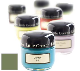 Краска Little Greene Sample Pot баночка краски цвет LG80 Sage Green