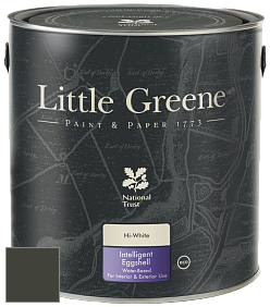 Краска Little Greene Intelligent Eggshell полуматовая моющаяся краска цвет NCS S 8505-G50Y 