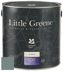 Краска Little Greene Intelligent Eggshell полуматовая моющаяся краска цвет NCS S 5010-B70G 