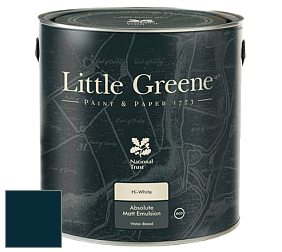 Краска Little Greene Absolute Matt Emulsion матовая краска для потолка цвет LG208 Hicks Blue